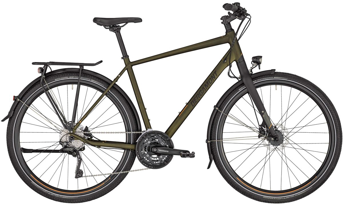 Фотографія Велосипед 28" BERGAMONT VITESS 7 GENT (2020) 2020 Сіро-зелений